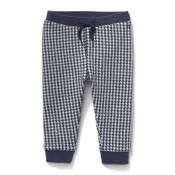 Janie and Jack Houndstooth Jogger, 3-6M - NWT - Picture 1 of 4